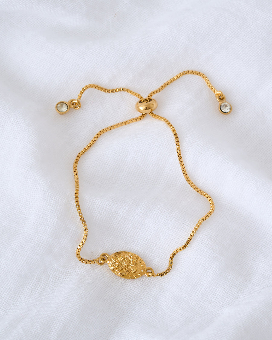 PULSERA MEDALLA DESATADORA AJUSTABLE