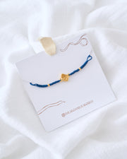 PULSERA CONCHA PEREGRINO BAÑO DE ORO