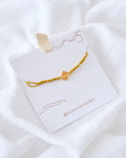 PULSERA CONCHA PEREGRINO BAÑO DE ORO