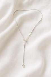 COLLAR NUDOS AJUSTABLE PLATA .925